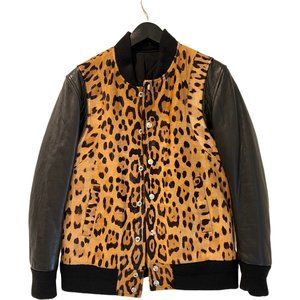 Balmain Animal Print Bomber Jacket